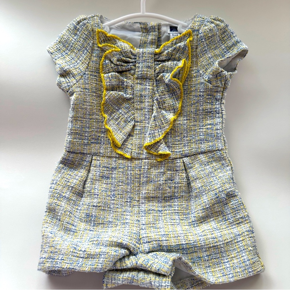 Janie and Jack Tweed Baby Romper 3-6 months
